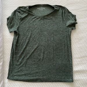 Outdoor Voices CloudKnit green shortsleeved shirt size M